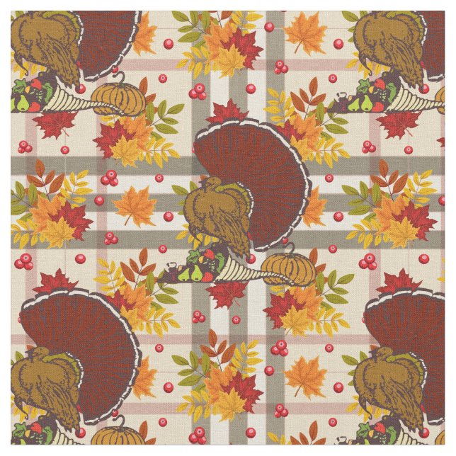 tissu de dinde d'action de grâces (Fermer)