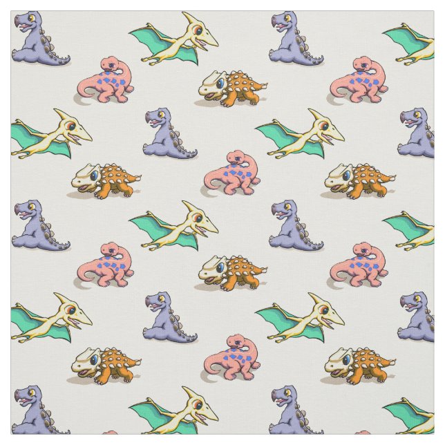 Tissu de dinosaure de bébé (Échantillon)