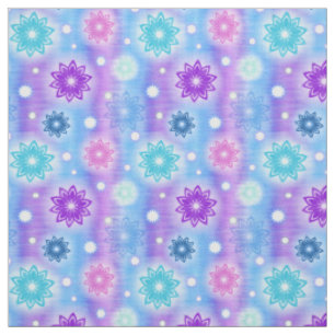 tissu de fleurs de neige
