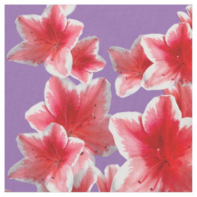 Tissu de fleurs roses (Fermer)