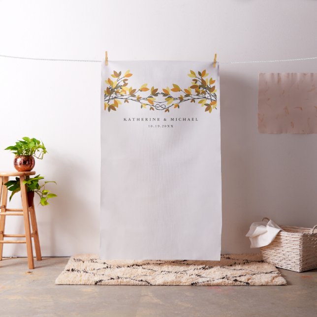 Tissu de Fond pour Photos de Mariage Arbres Amour  (In Situ)