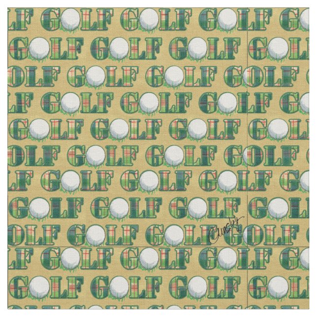 Tissu de golf (Fermer)
