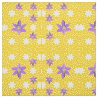 Tissu de joie rose blanc jaune
