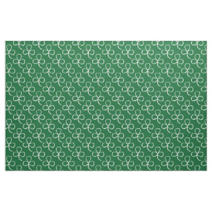 Tissu de jour du motif   St Patrick de shamrock