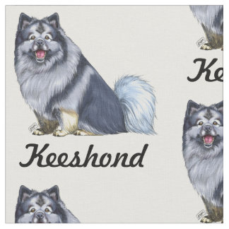 tissu de keeshond