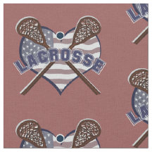 Tissu de lacrosse avec le drapeau en forme de