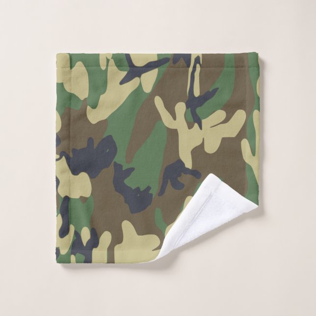 Tissu de lavage de Camo (Gant de toilette)