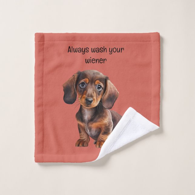Tissu de lavage pour chien de Vienne (Gant de toilette)