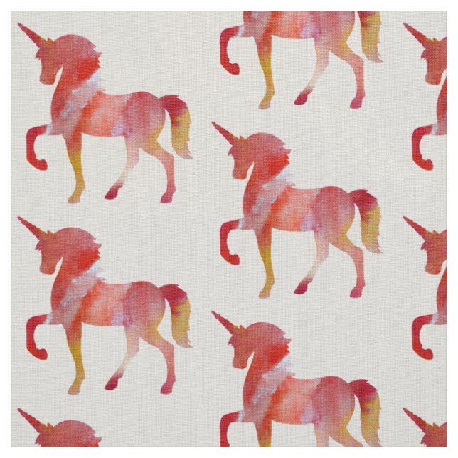 Tissu de linge d'ivoire personnalisé Unicorne (lar (Échantillon)