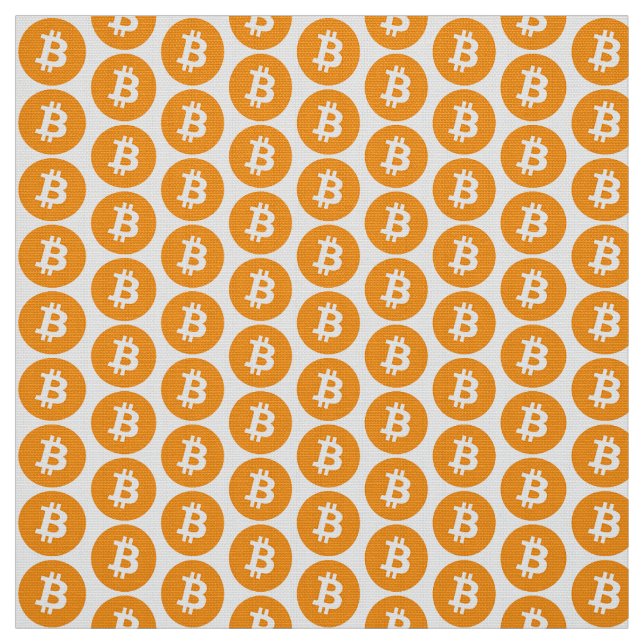 Tissu de logo de Bitcoin (Échantillon)