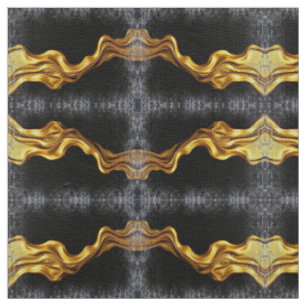 Tissu de Maison de Designer à Motif Tourbillon Or