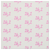 Tissu de marathon du rose 26,2