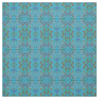 Tissu de marbre bleu de motif de peinture