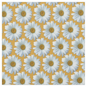 Tissu de marguerite Jaune Tissu de marguerite Coto