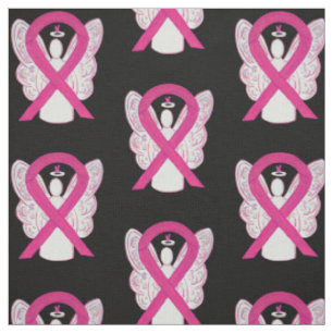 Tissu de matériau Angel de ruban de sensibilisatio