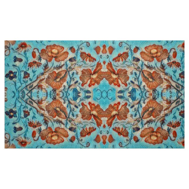 Tissu de mélodie orange (Fat Quarter)