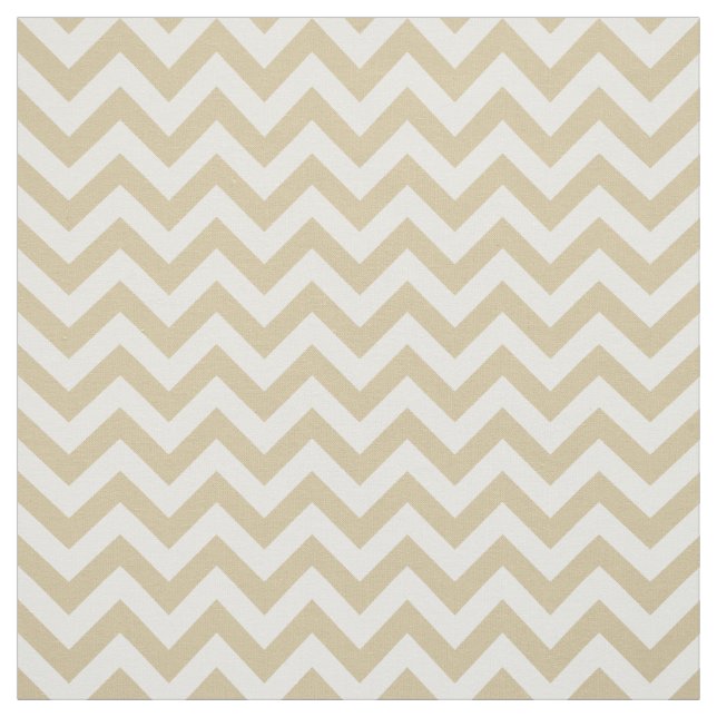Tissu de Motif chévron blanc beige (Échantillon)