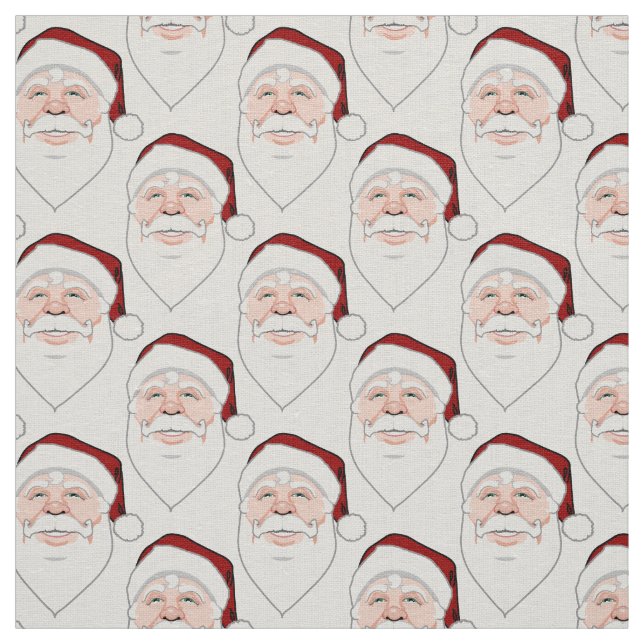 Tissu de Noël Père Noël Tissus de Noël personnalis (Échantillon)