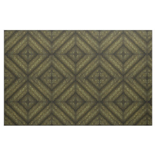 Tissu de notes de musique dorées, textile de maiso