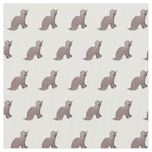 Tissu de Otter (Fermer)