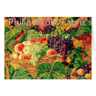 Tissu de Philip Jacobs, carte de paniers du march