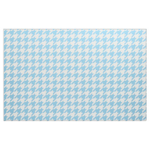 Tissu de pied-de-poule de bleu et de blanc de ciel