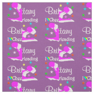 TISSU DE POM-POM GIRL PERSONNALISÉ PURPLE ET ROSE
