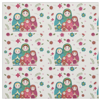 Tissu de poupées russes