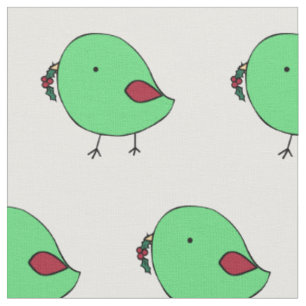 tissu de poussins de Noël