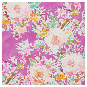 Tissu De rose ÉTRANGE de SUBSTANCE floral