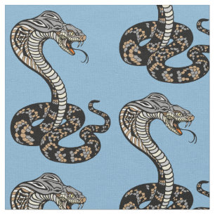 tissu de serpent de cobré