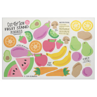 Tissu de stand de fruits à coudre - Peluches DIY a