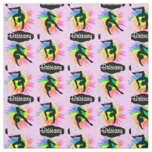 TISSU DE STAR DE GYMNASTICS ASSEZ ROSE PERSONNALIS