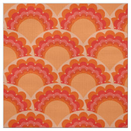 tissu de style les années 70 rétro années 60