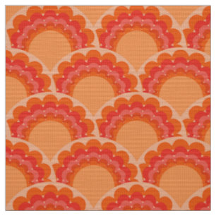tissu de style les années 70 rétro années 60