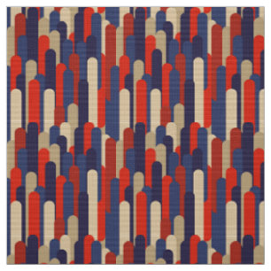 Tissu de style vintage rétro des années 60