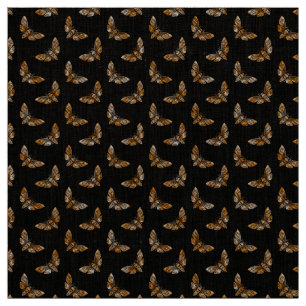 Tissu Death's Head Moth Pattern
