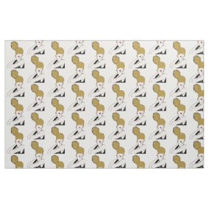 Tissu Décor de la chambre Gatsby Gold Girl Party Coton