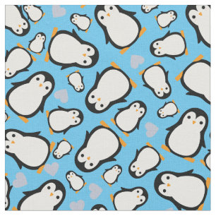 Tissu Décor de la chambre pour bébé en pingouin mignon