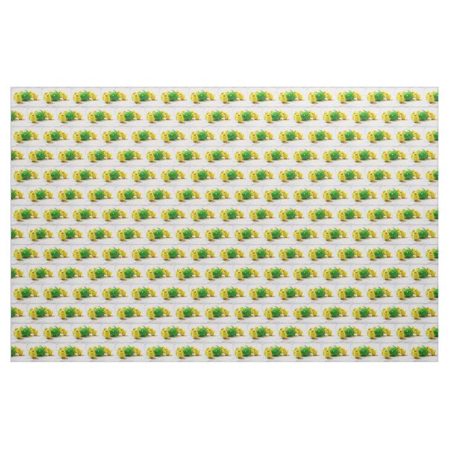 Tissu Décor de Pâques - OEufs de Pâques et poussins (Yard)