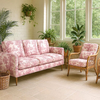 Tissu Décoration de campagne rococo cottagecore rose rom