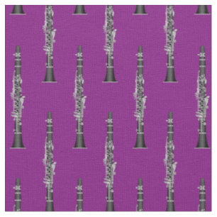 Tissu Décoration de chambre de clarinettes Musique Music