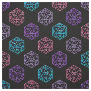 Tissu Dés RPG   Joueur de rôle de table rétroactive Irid