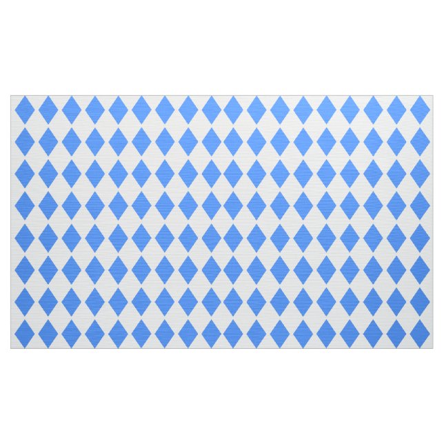 Tissu Design Diamants Bleus (Yard)