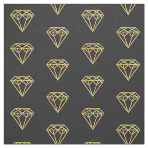 Tissu Diamant d'or
