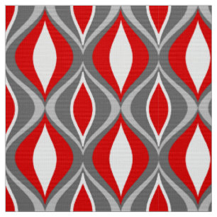Tissu Diamants de la moitié du siècle, gris moderne/gr