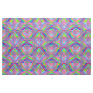 Tissu diamants de Thunder_Cove pois multicolores