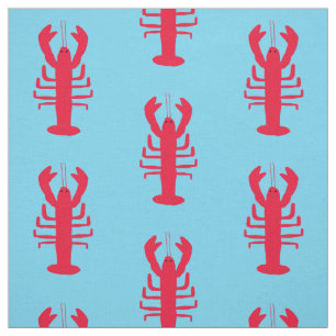 Tissu d'impression de homard