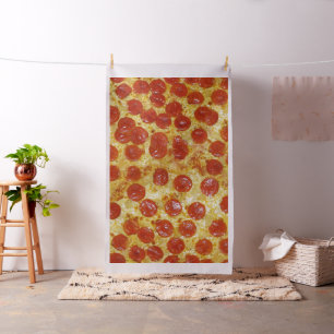 Tissu d'impression de pizza
