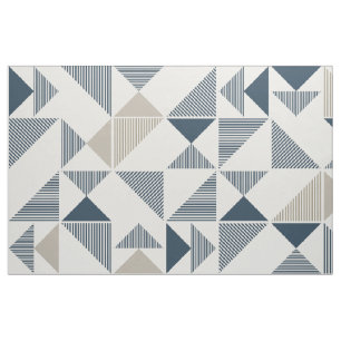 tissu d'impression triangles moderne
